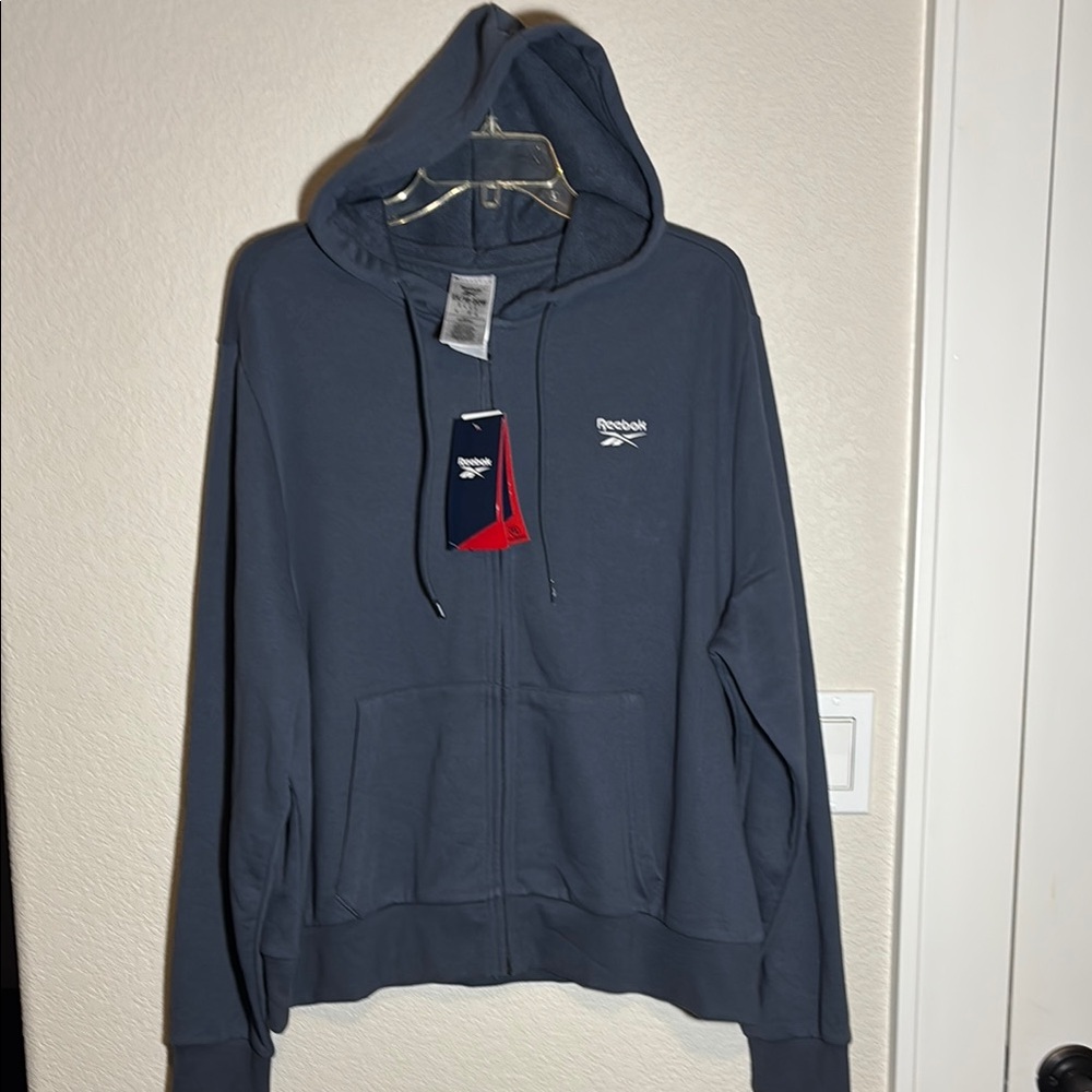 Reebok Navy Full-Zip Womens’s Hoodie